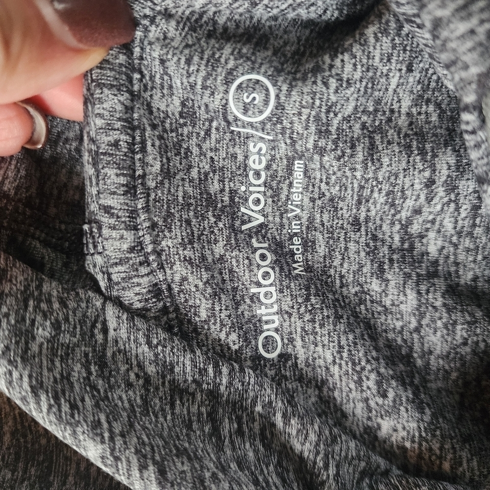 Outdoor Voices Long Sleeve Hooded Shirt View 3